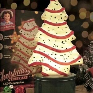 Little Debbie Christmas Tree Cake LED Decoration new in box rare